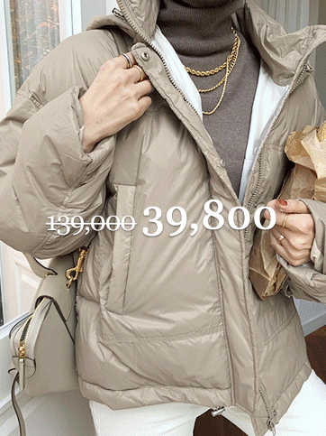 시베호 오리털패딩점퍼