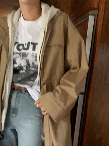 그보스 박시야상롱점퍼