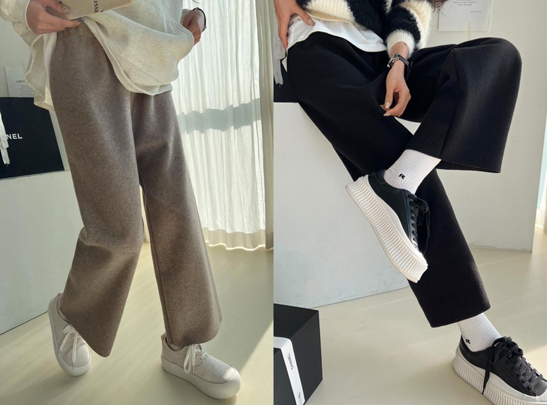 세루스 니트밴딩팬츠