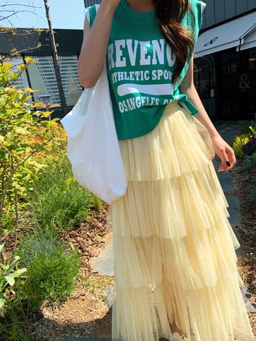 Tiered Tulle Skirt