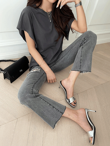 4679 Round Neck Short Sleeve T-Shirt