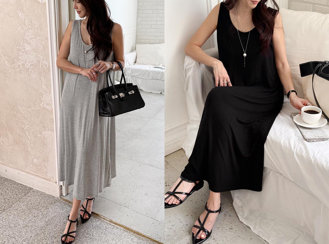 차온트 스판나시원피스