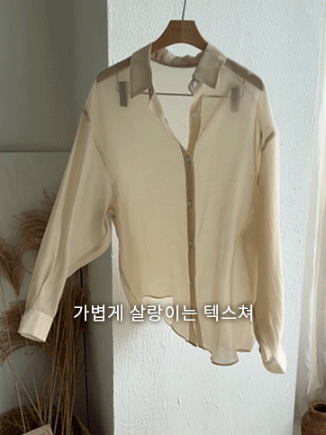 테비크 시스루셔츠