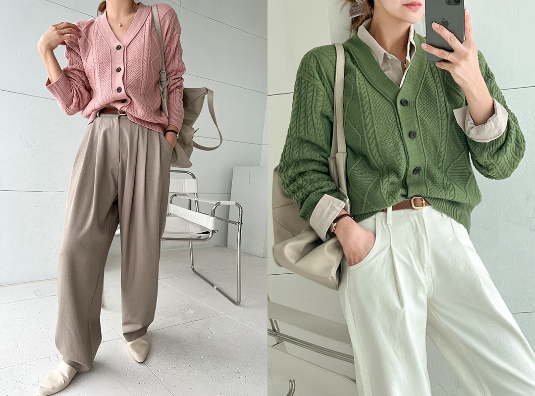 쉬베르 니트가디건