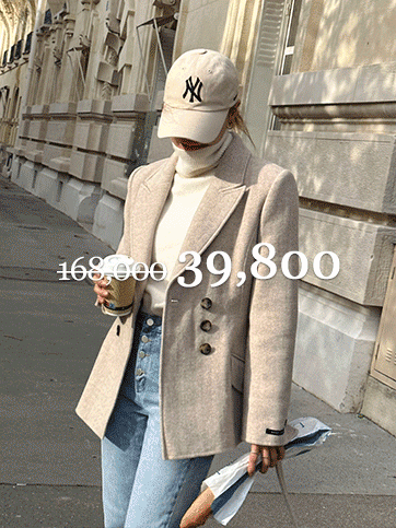 차텐프 울핸드메이드더블자켓