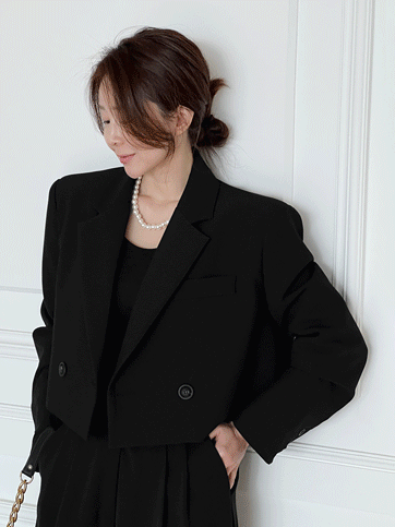 셀코우 크롭자켓