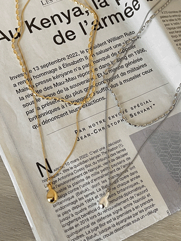9182 Lobster Clasp Closure Necklace Set