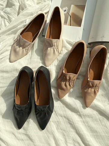 9623 Pointed Toe Low Heel Loafers