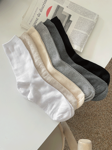 9834 Crew Cotton Blend Socks