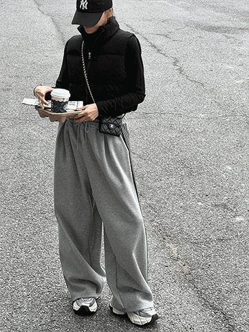 하델토 골지패딩베스트