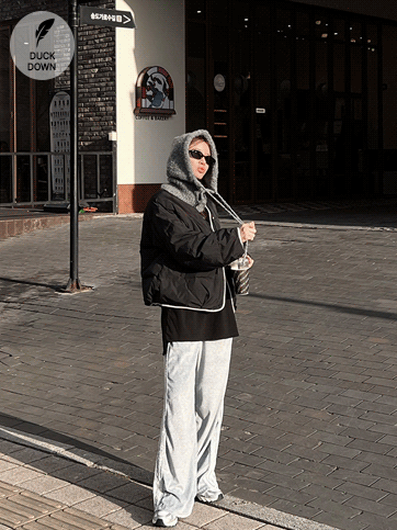 라브더 패딩점퍼