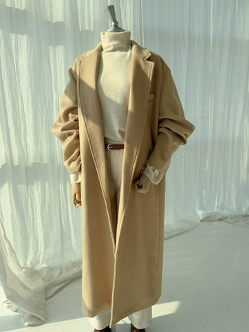 첼키보 벨트로브롱코트