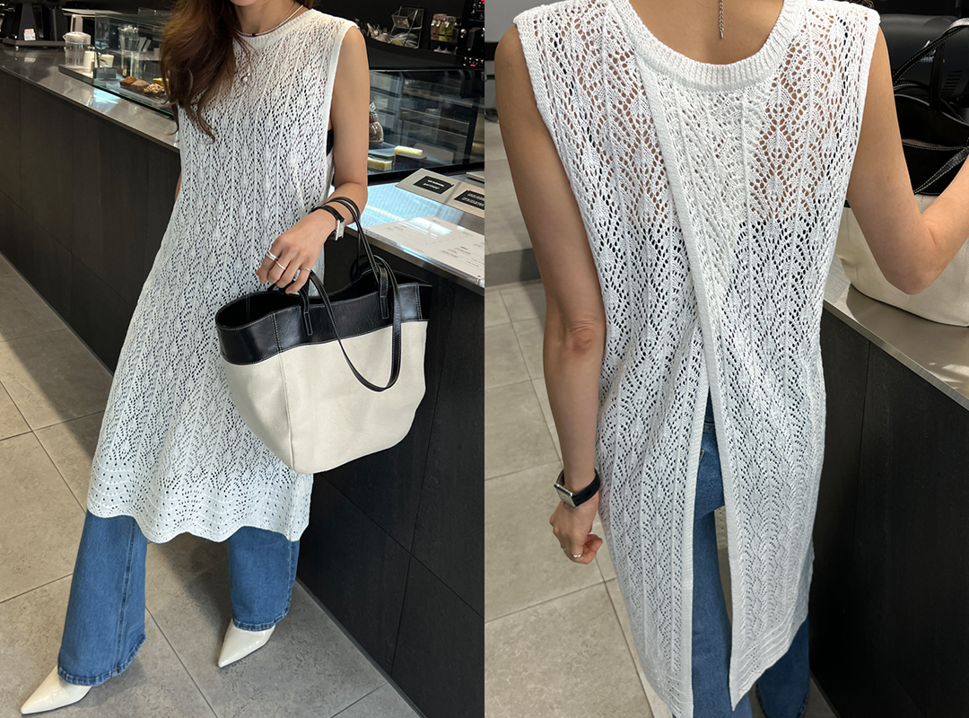 포시토 뒷트임스카시원피스