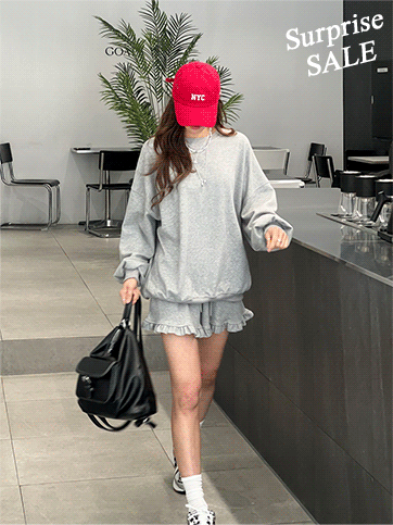 토펀코 맨투맨프릴팬츠세트