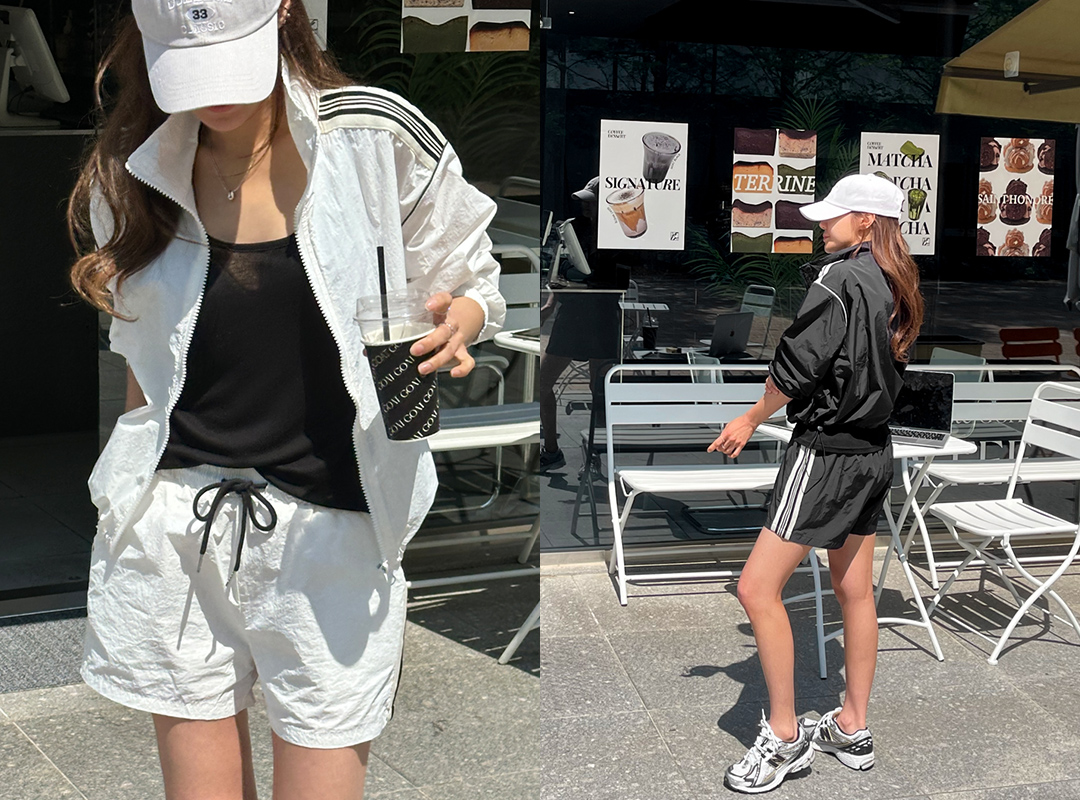 톤시즈 바람막이집업팬츠세트