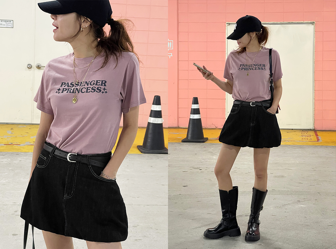 고덴코 나염반팔티
