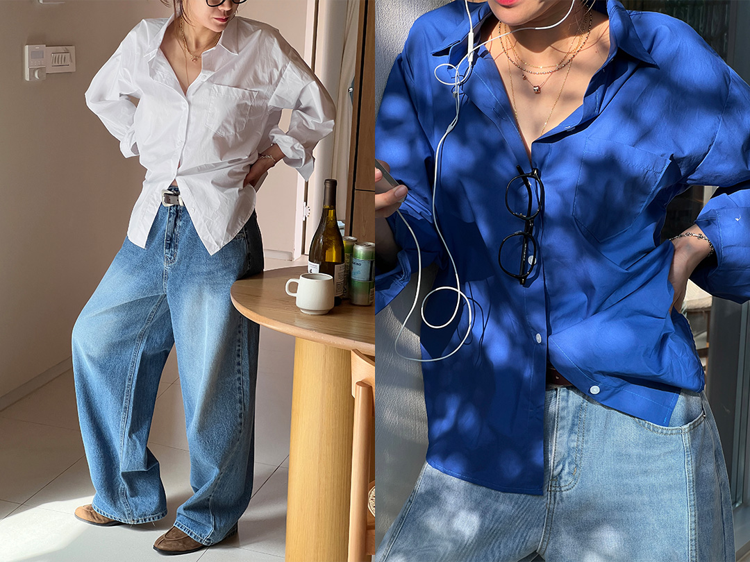 투빈디 포켓셔츠
