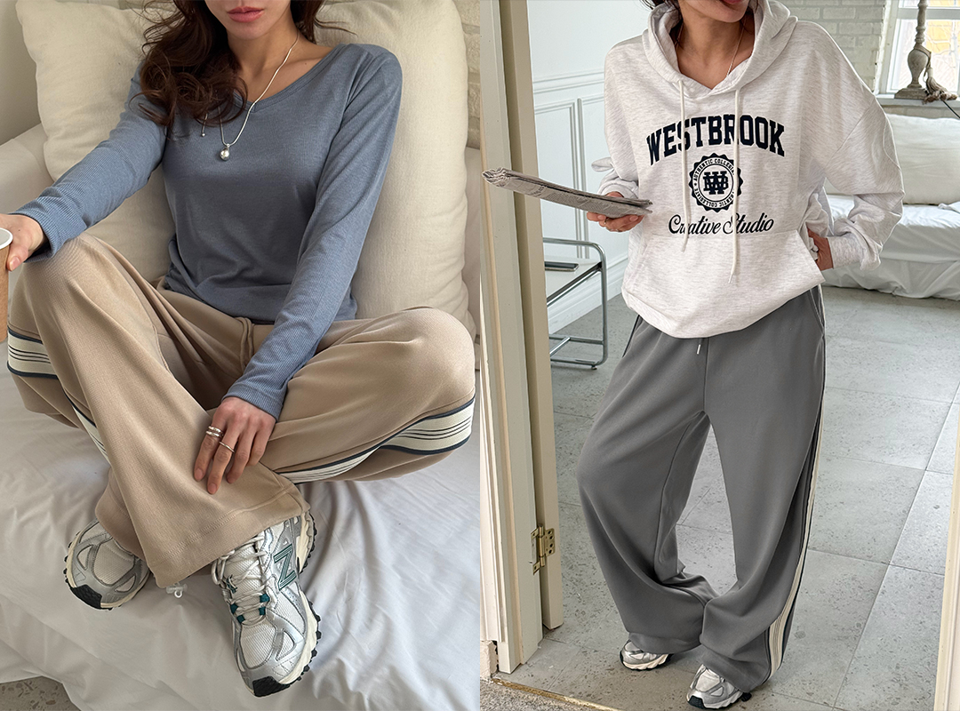 오솔드 밴딩트랙팬츠