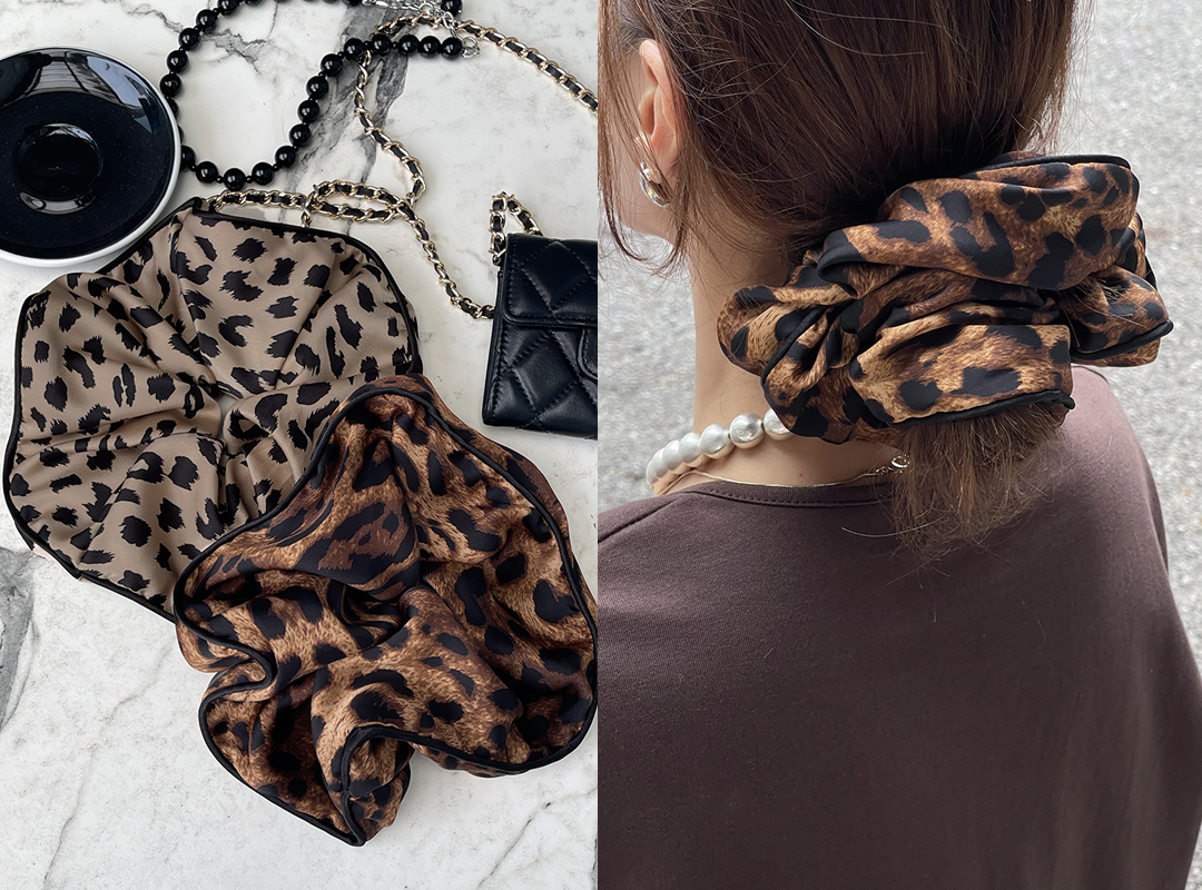 시티랑 레오파드곱창헤어끈