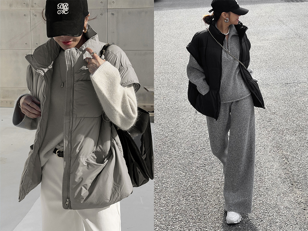 히르멜 박시패딩베스트