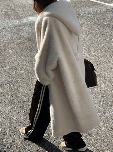 보린코 퍼후드롱코트