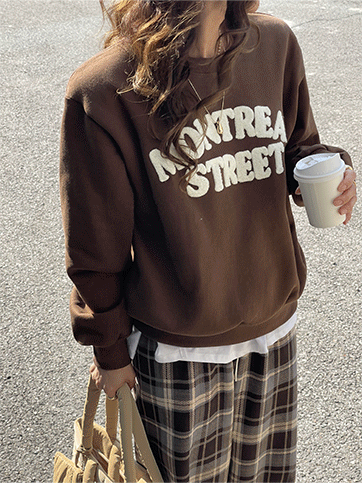 피델브 기모패치맨투맨