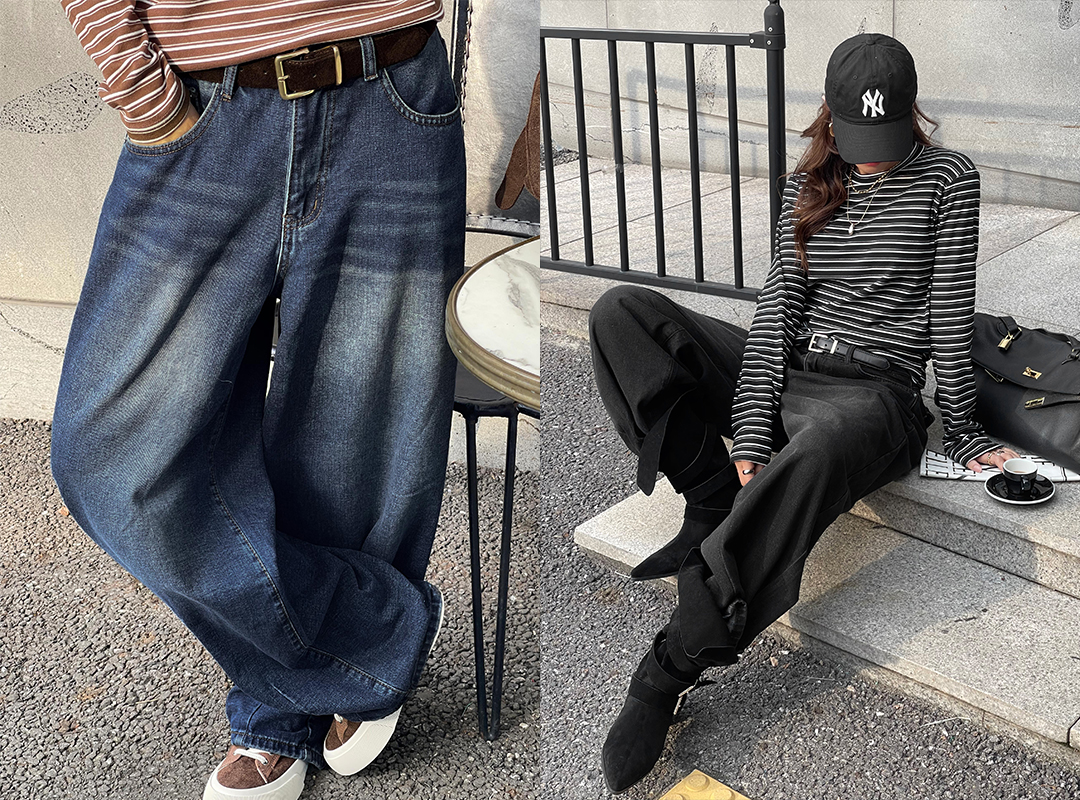 피켄스 피치기모데님팬츠