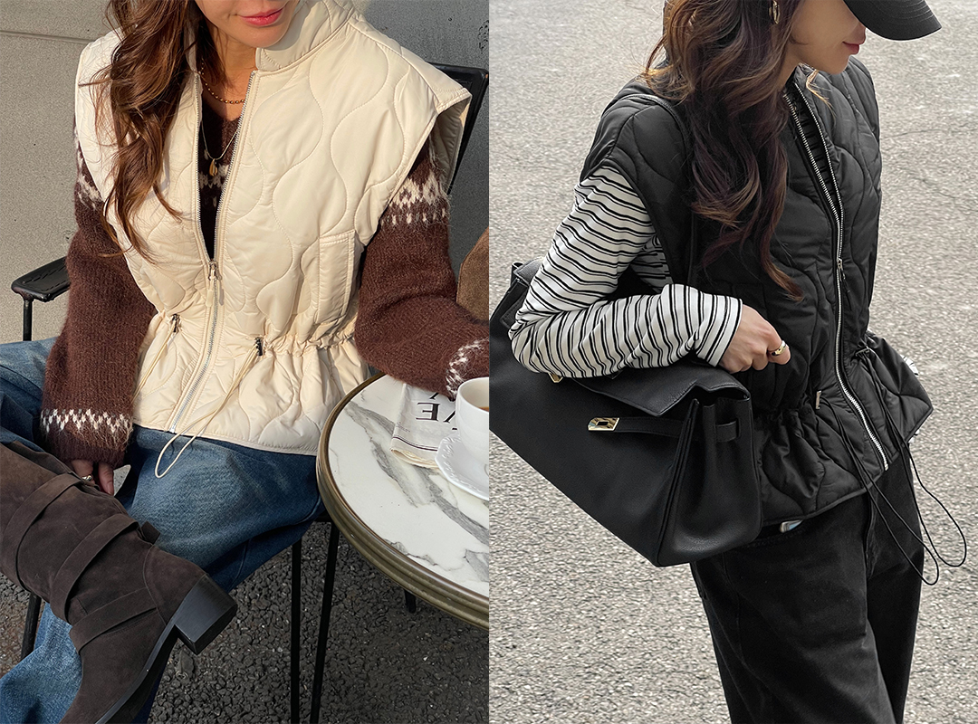 수델포 경량패딩베스트