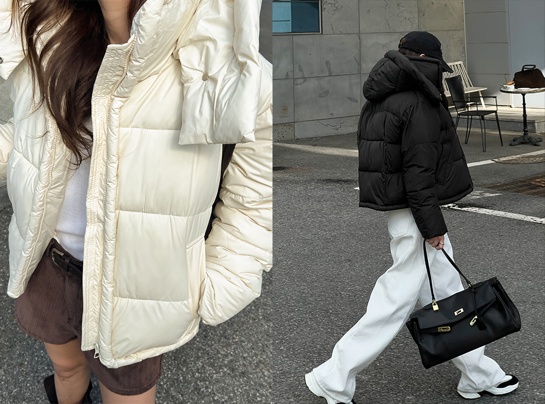 콘토벨 후드패딩점퍼