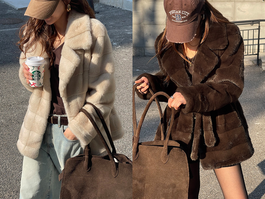 베샤코 퍼벨트자켓