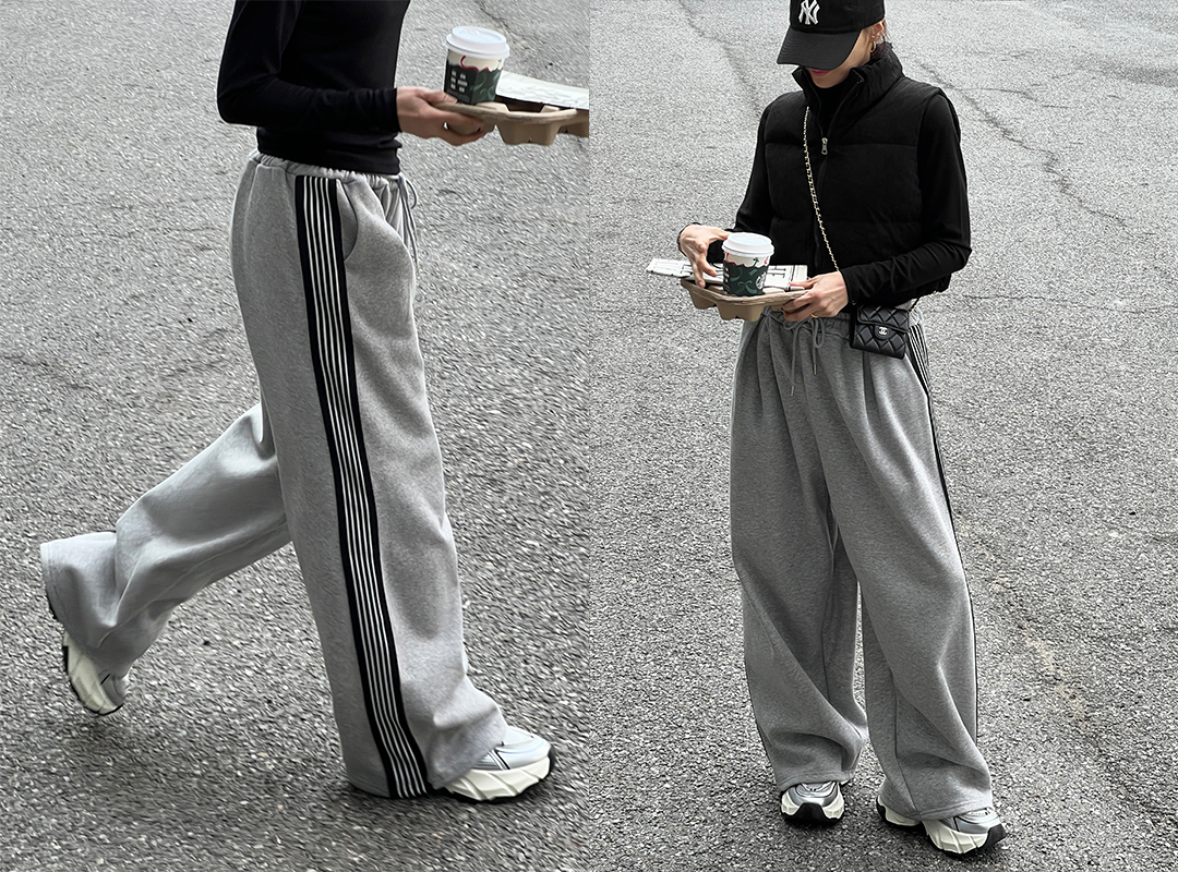 더필토 기모밴딩트랙팬츠