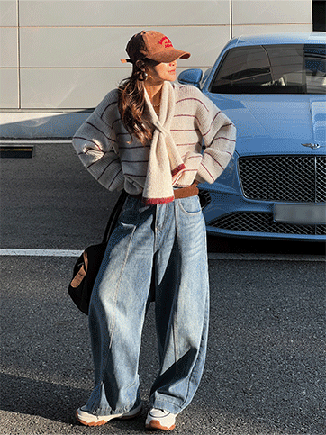 쎌루브 머플러니트세트