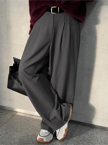 하몬세 핀턱슬랙스