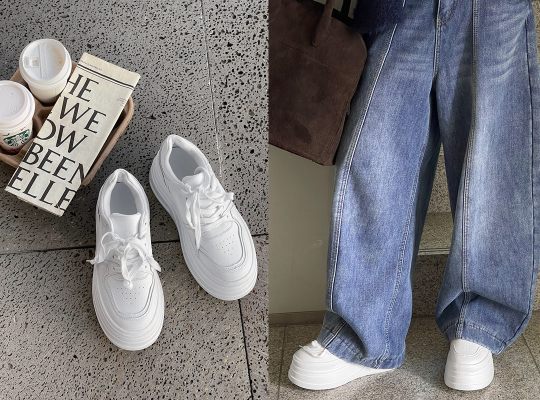 비케호 키높이레더운동화