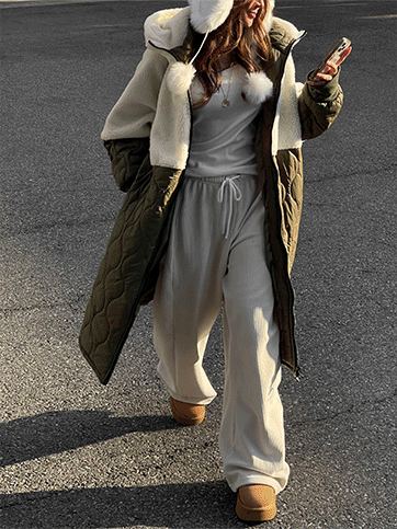 루플비 후드롱점퍼