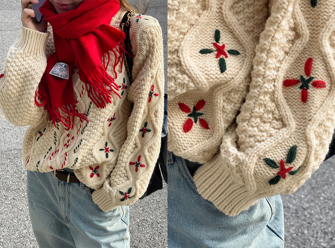 루슬버 오버핏니트