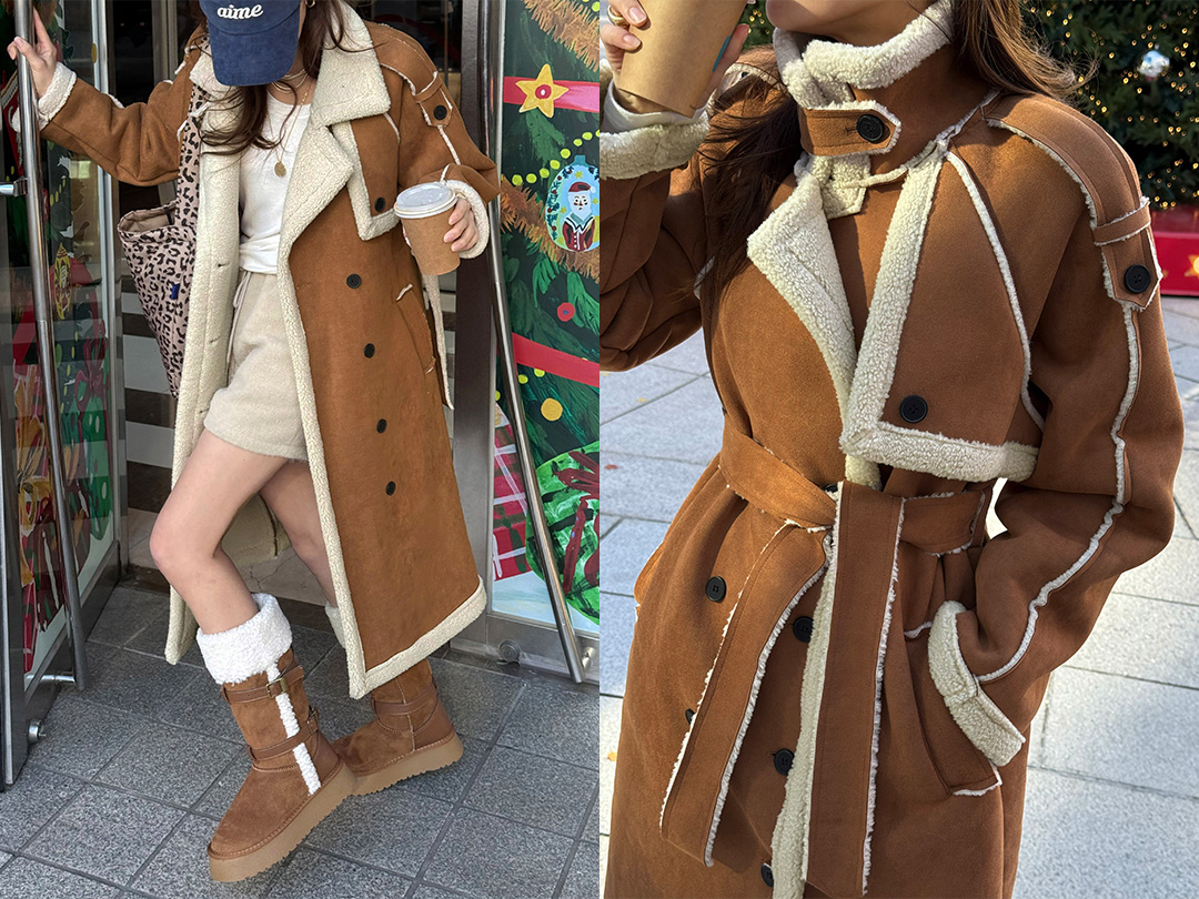 세플코 벨트롱무스탕