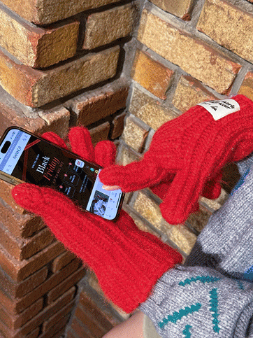 카지후 니트장갑(G12)