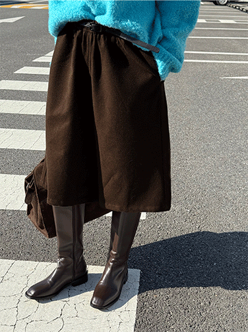 수디보 벨트6부겉기모팬츠