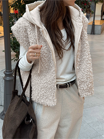 라엘보 후드리버시블베스트