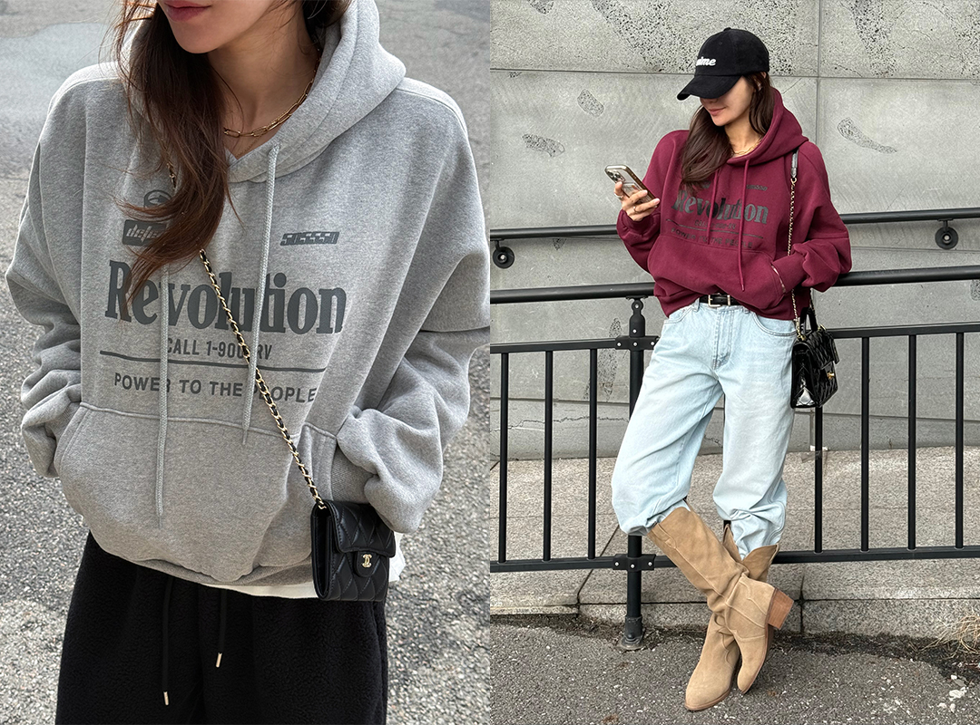 도르벨 양기모후드티