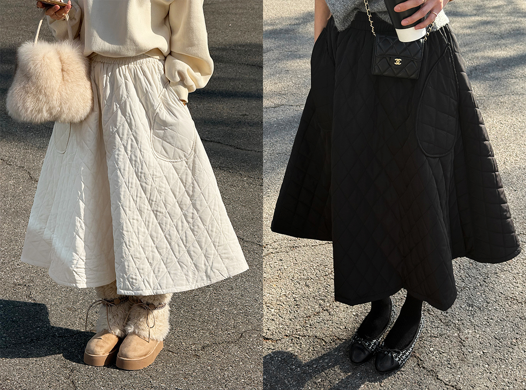 루히벨 밴딩롱스커트