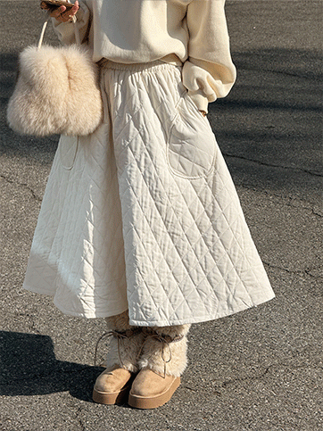 루히벨 밴딩롱스커트