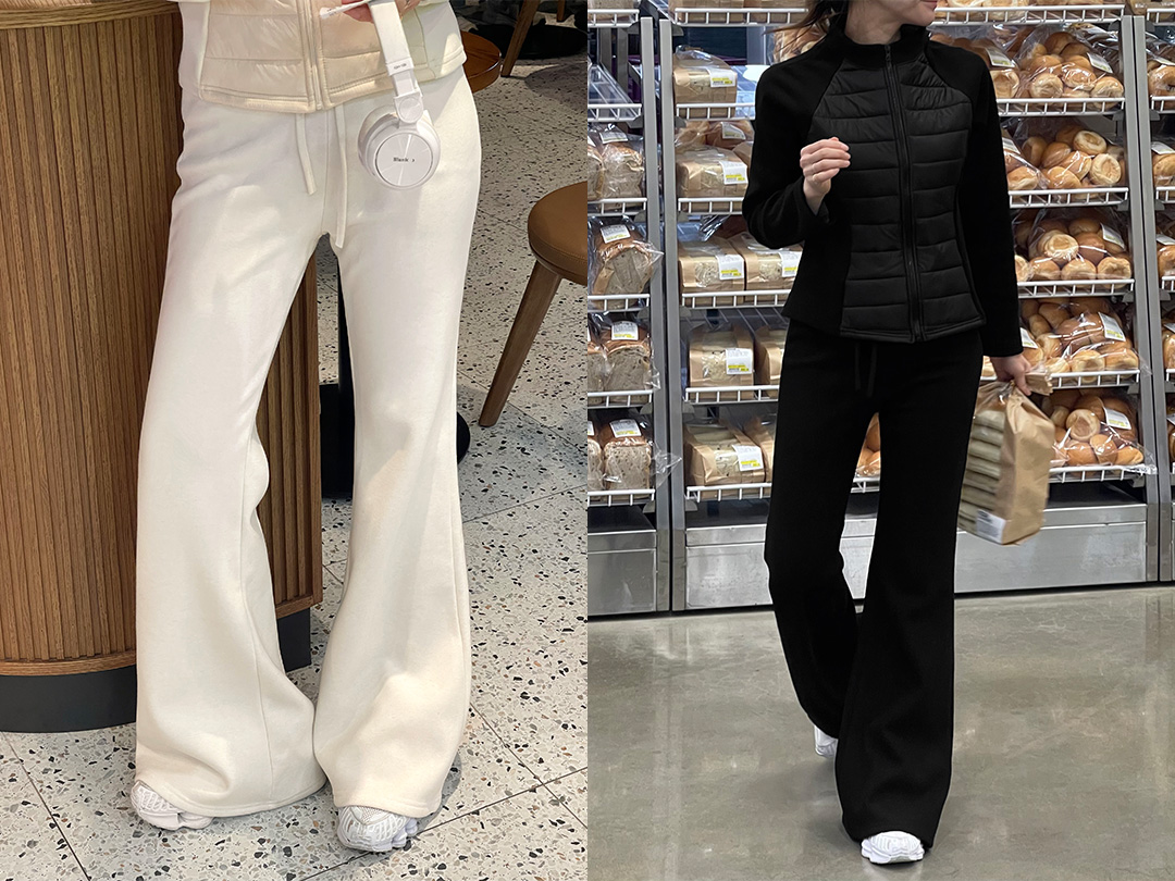 도헤보 융기모부츠컷팬츠