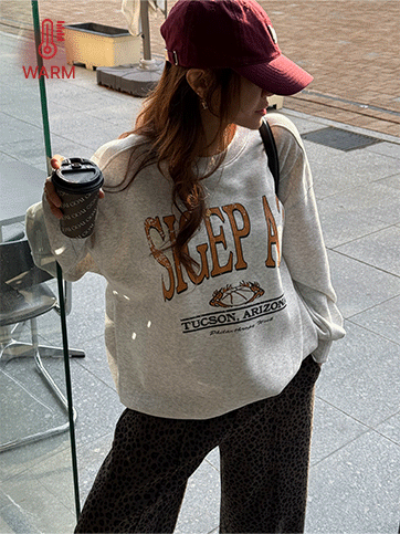 써밀프 기모나염맨투맨