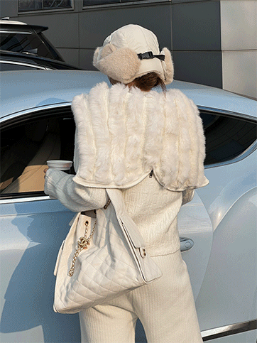 메히도 퍼후드니트집업