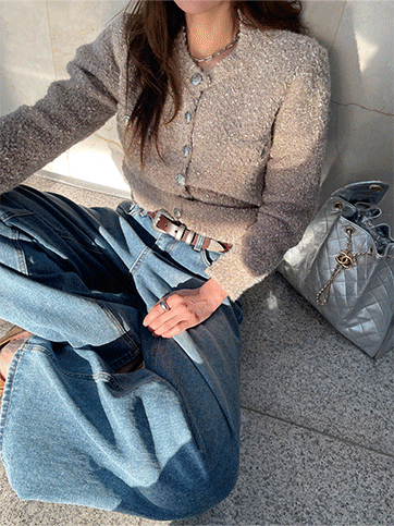 도렌브 트위드가디건