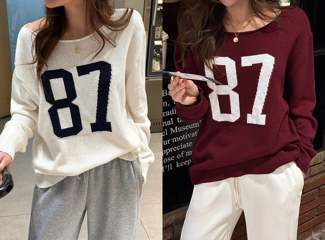 코브멜 오프숄더니트