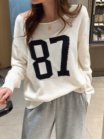 코브멜 오프숄더니트