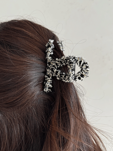 레노민 트위드헤어집게핀